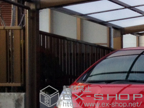 のフェンス・柵 ハイミレーヌR5型フェンス フリーポールタイプ 施工例