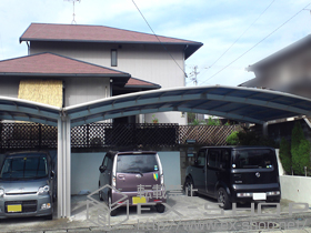 のカーポート レイナトリプルポートグラン　積雪〜20cm対応 施工例