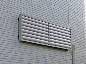 の面格子・窓格子 【特注】目隠し可動ルーバー 施工例