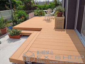 のウッドデッキ リウッドデッキ200＋段床セット 1段 施工例