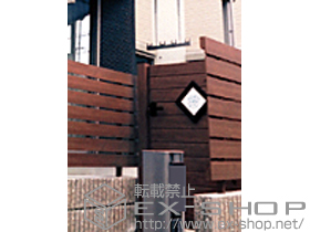 の門扉 スタンダード門扉3A型 片開き 門柱仕様 施工例