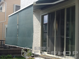 のオーニング・日よけ 彩風CR型 手動式 施工例