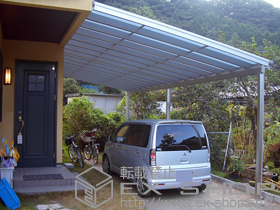 のテラス屋根 ヴェクターテラス F型 ビッグサイズ 連棟 積雪〜20cm対応 施工例