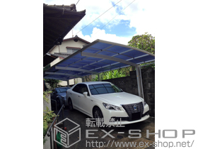 のカーポート プレシオスポート 縦連棟 積雪〜20cm対応 施工例