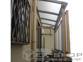 のテラス屋根 パワーアルファ L型 テラスタイプ 単体 積雪〜30cm対応 施工例