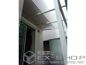 のテラス屋根 ヴェクターテラス F型 テラスタイプ 単体 積雪〜20cm対応 施工例