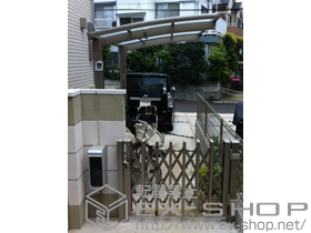 のサイクルポート・駐輪場 カーブポートシグマIII ミニ 積雪〜20ｃｍ対応 施工例