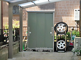 の物置・屋外倉庫 エスモ 一般型(ESD-1306AGL MR) 施工例