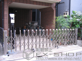 のカーゲート アルシャインII M型 Aタイプ ノンレール 片開き 施工例