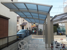 のカーポート レイナポートグラン 延長　積雪〜20cm対応 施工例