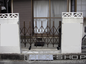 のカーゲート トリップゲート PA型(錠無し) ノンレール 片開き21S 施工例