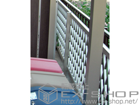 のフェンス・柵 エクスラインフェンス4型 自由柱 施工例