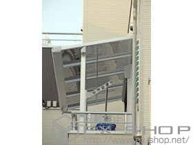 のバルコニー・ベランダ屋根 ライザーテラスII F型 屋根タイプ 単体 積雪〜20cm対応 施工例