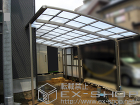 のカーポート ルーフポートシグマIII 延長 積雪〜20cm対応 施工例