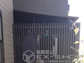 のテラス屋根 ヴェクターテラス F型 テラスタイプ 単体 積雪〜20cm対応+吊り下げ式物干し 標準 2本入 施工例