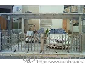 のカーポート エフルージュ ツイン 積雪〜20cm対応 施工例