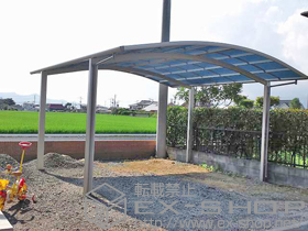 のカーポート プレシオスポート ワイド 積雪〜20cm対応 施工例