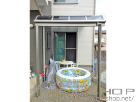 のテラス屋根 ライザーテラスII R型 テラスタイプ 単体 積雪〜20cm対応 施工例