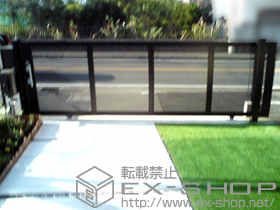 のカーゲート エススライドE型 片引き 手動タイプ 施工例