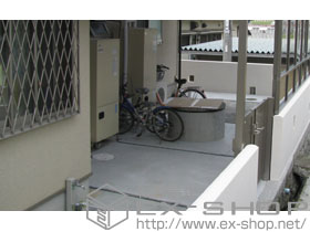 の門扉 エクジス門扉R10型 両開き　門柱式 施工例