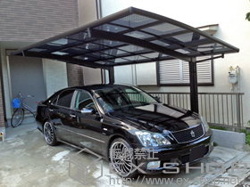 のカーポート カーブポートシグマIII 積雪〜20cm対応 施工例