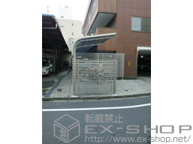 のサイクルポート・駐輪場 サイクルキャップ 補助柱なし 積雪〜20cm対応 施工例