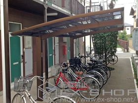 のバルコニー・ベランダ屋根 プレシオスポート 積雪〜20cm対応 施工例