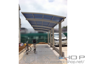 のカーポート プレシオスポート 縦連棟 積雪〜20cm対応 施工例