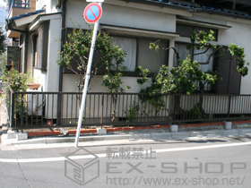 のフェンス・柵 ハイサモア フリーポールタイプ 施工例