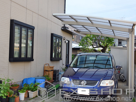 のカーポート カーブポートシグマIII 積雪〜20cm対応 施工例