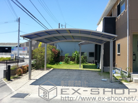 のカーポート プレシオスポート ワイド 積雪〜20cm対応 施工例