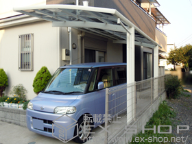 のカーポート レイナポートグラン 積雪〜20cm対応 施工例