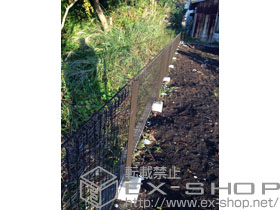 のフェンス・柵 メッシュフェンスG10-R 施工例