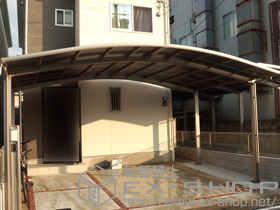 のカーポート カーブポートシグマIII ワイド 積雪〜20cm対応 施工例