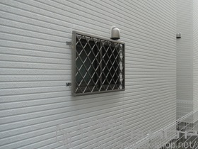 の面格子・窓格子 アルミ面格子 ヒシクロス 施工例