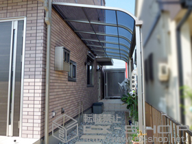 のテラス屋根 ライザーテラスII R型 テラスタイプ 連棟 積雪〜20cm対応 施工例