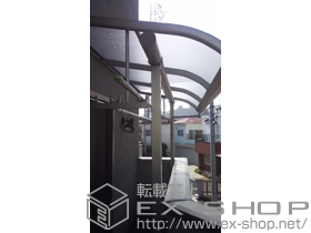 のバルコニー・ベランダ屋根 プレシオステラス R型 屋根タイプ 単体 積雪〜20cm対応 施工例