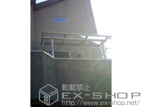 のバルコニー・ベランダ屋根 プレシオステラス R型 屋根タイプ 単体 積雪〜20cm対応 施工例