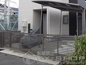 のカーゲート ワイドオーバードアS1型 手動式 施工例