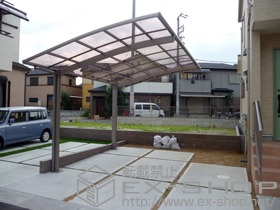 のカーポート カーブポートシグマIII 積雪〜20cm対応 施工例