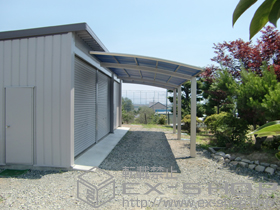 のカーポート レイナポートグラン 延長　積雪〜20cm対応 施工例