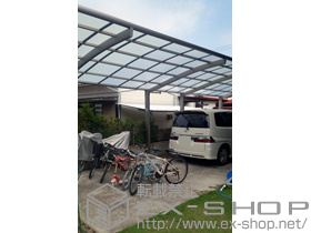 のカーポート カーブポートシグマIII 縦連棟 積雪〜20cm対応 施工例