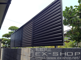 のフェンス・柵 プリレオR5型フェンス フリーポールタイプ 施工例