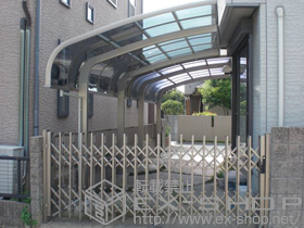 のカーポート エクオーレNex 積雪〜20cm対応 施工例