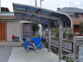 のカーポート テールポートシグマIII 1500　耐風圧補強部材有り　 積雪〜50cm対応 施工例