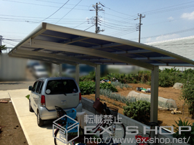 のカーポート レイナポートグラン 縦連棟　積雪〜20cm対応 施工例