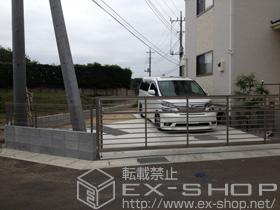 のカーゲート ワイドオーバードアS1型 手動式 施工例