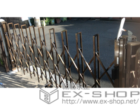 のカーゲート トリップゲート PA型 ノンレール 片開き 30S 施工例