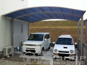 のサイクルポート・駐輪場 レイナツインポートグラン　積雪〜20cm対応 施工例