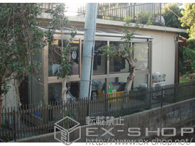 のテラス囲い・サンルーム ほせるんですII F型 床納まり 積雪〜20cm対応 施工例